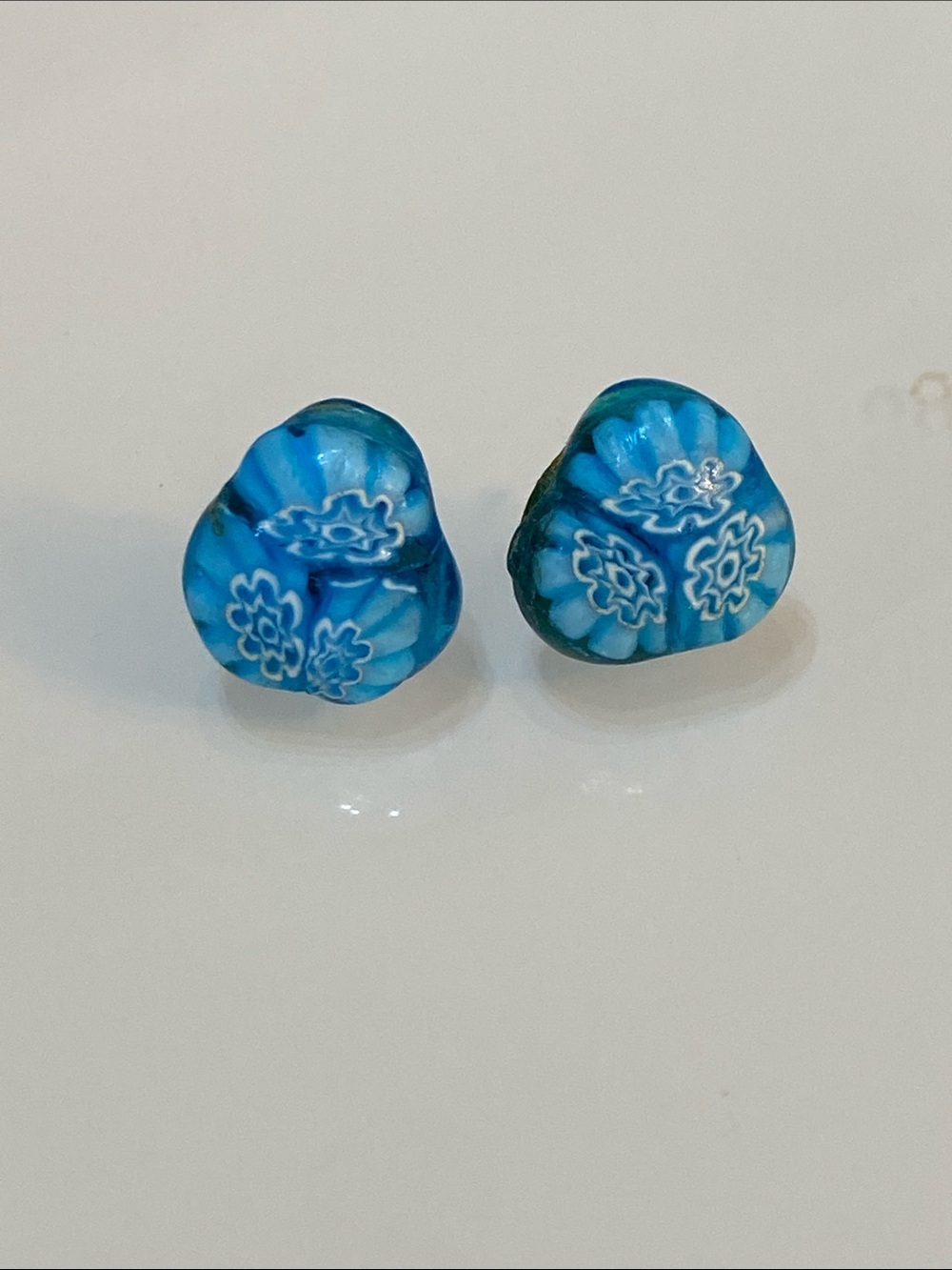 Murano glass 14KT gold backings